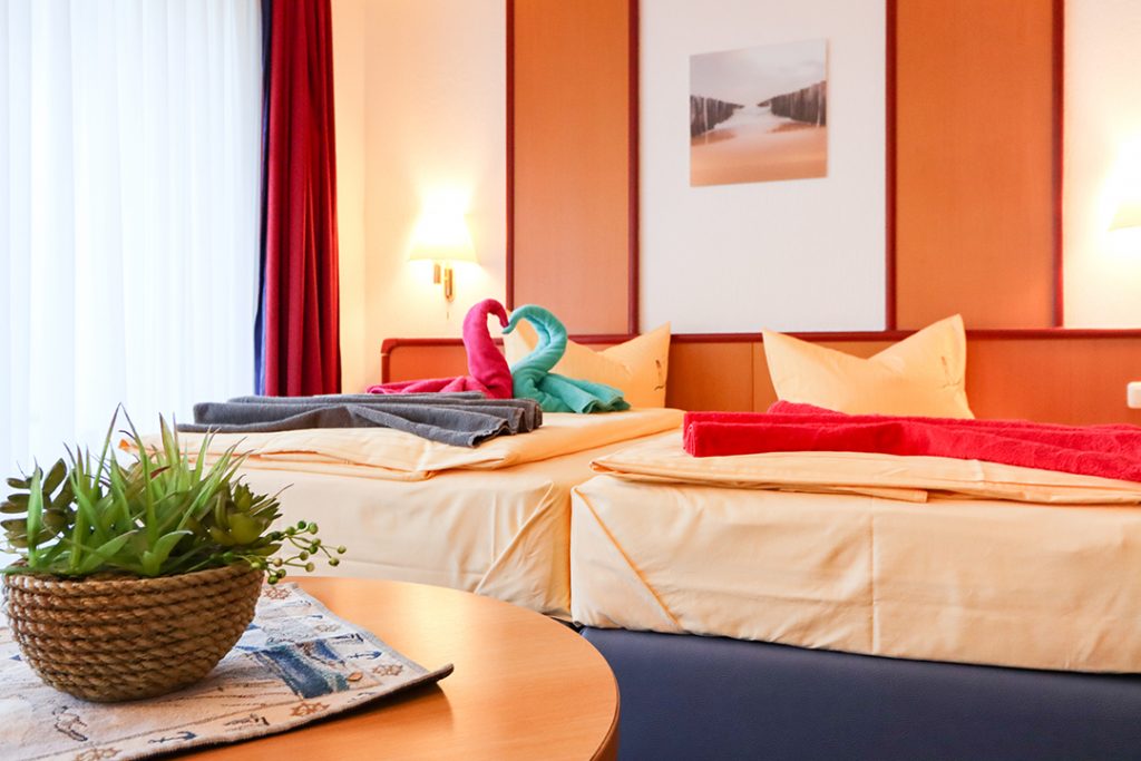 Doppelbett Aparthotel Leuchtfeuer